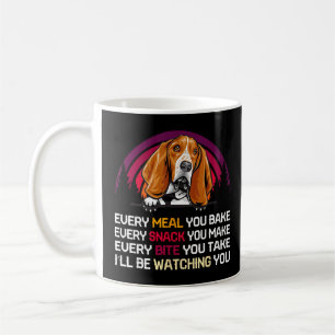 Taza De Café Perro perrito perrito peruano te estaré vigilando 