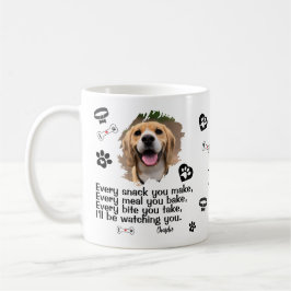 Taza De Café Perro personalizado Face Photo Mug - Gracioso Mug