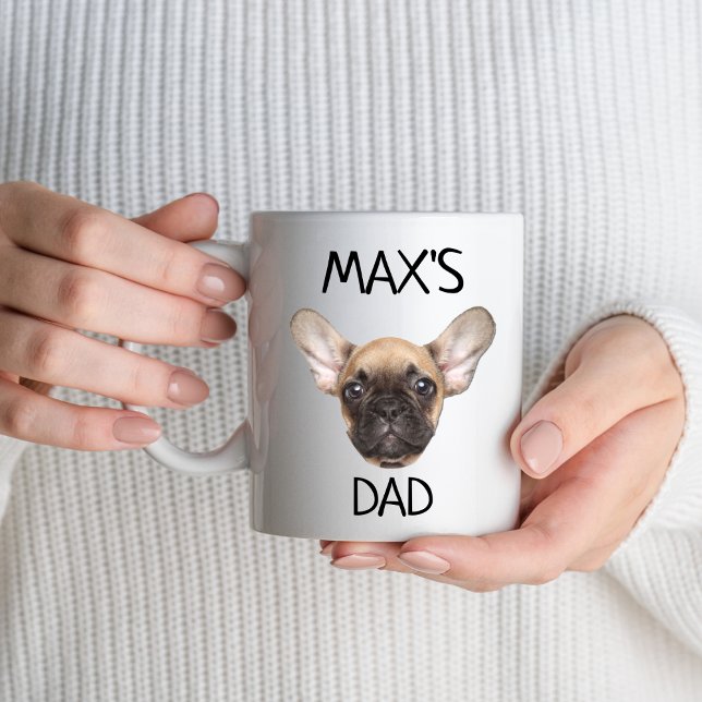 Taza De Café Perro Personalizado Papá Mamá Perro Cara Nombre Pe (Subido por el creador)