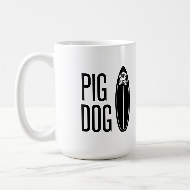 TAZA DE CAFÉ PERRO PIG (Izquierda)
