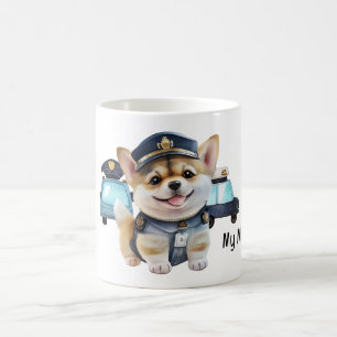 Taza De Café Perro policial