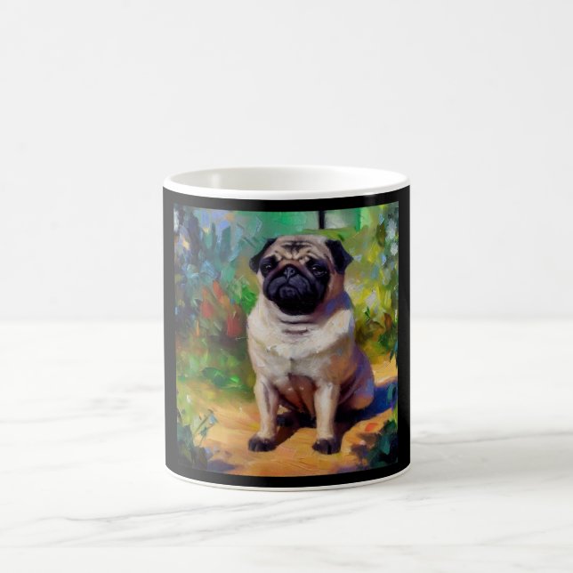 Taza De Café Perro Pug (Centro)