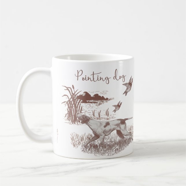Taza De Café Perro puntero (Izquierda)
