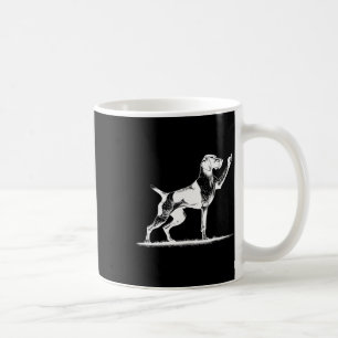 Taza De Café Perro puntero grosero agujero del perro puntero al