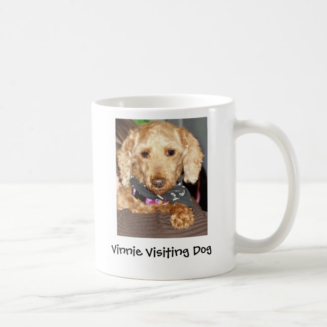 Taza De Café Perro que visita de Vinnie (Derecha)