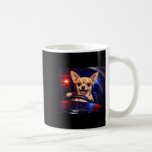 Taza De Café perro retriever dorado divertido conduciendo meme 