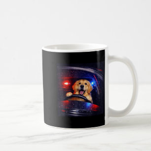 Taza De Café Perro retriever dorado divertido conduciendo meme