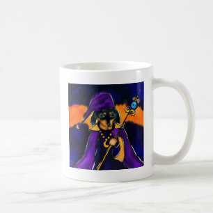 TAZA DE CAFÉ PERRO SALCHICHA BRUJO