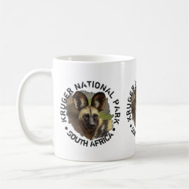 Taza De Café Perro salvaje del Parque Nacional de Kruger