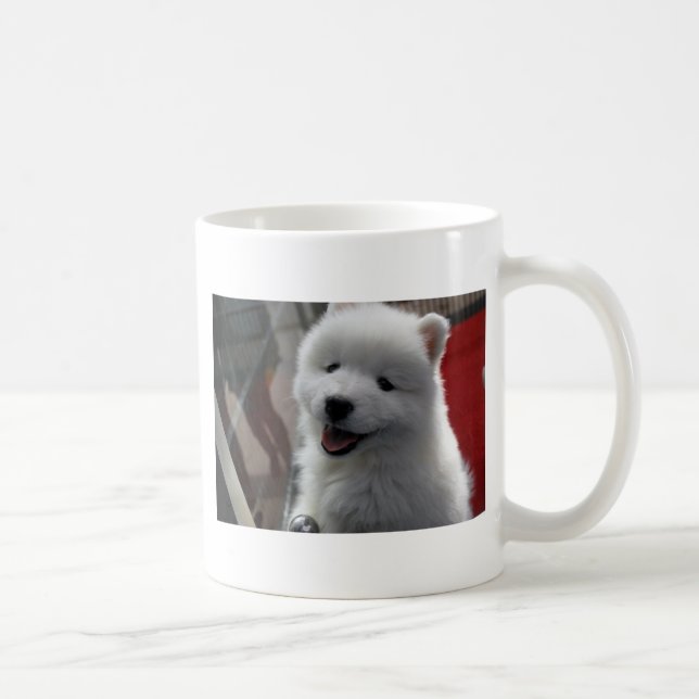 Taza De Café Perro Samoyedo (Derecha)