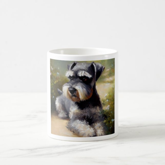 Taza De Café Perro Schnauzer en miniatura (Centro)