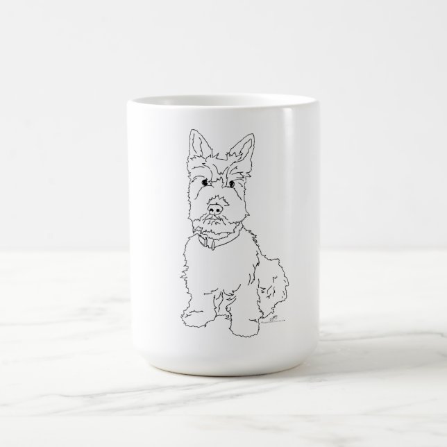 Taza De Café Perro Scottie (Centro)