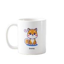 Perro Shiba Inu Kawaii Marrón Personalizado