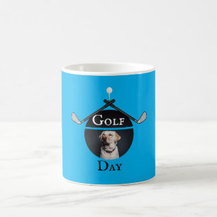 Taza De Café Perro simple de mascota del día del amante del gol