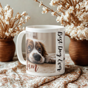 Taza De Café Perro simple personalizado Foto y mantenimiento de