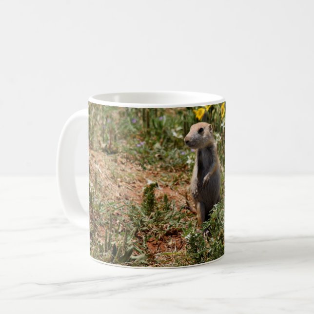 Taza De Café Perro Solo Prairie (Anverso izquierdo)