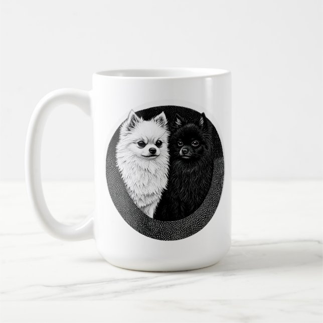 Taza De Café Perro spitz japonés (Izquierda)