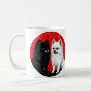 Taza De Café perro spitz japonés