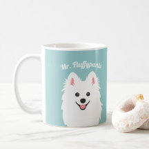 Perro spitz japonés personalizado / Mug samoyed