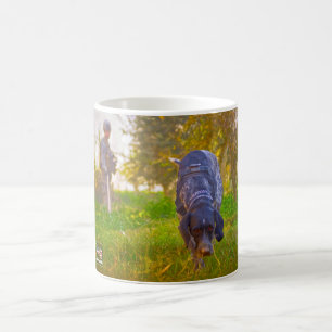 TAZA DE CAFÉ PERRO TRABAJADOR MILITAR DE EE.UU.