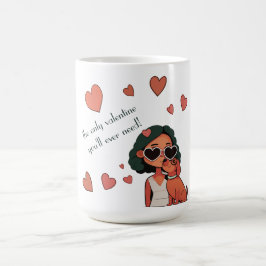 Taza De Café Perro Valentine