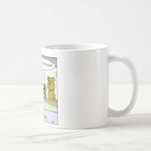 Taza De Café Perro Vs Policía Hidráulica Encola Graciosos Regal