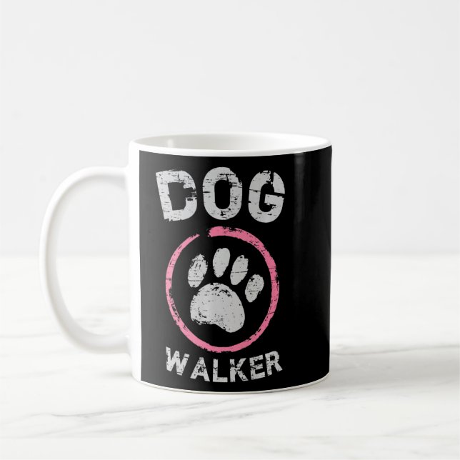Taza De Café Perro Walker Perro cachorros Perteneciente a la Ra (Izquierda)