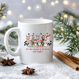 Taza De Café Perro WIshing tú pavoriento regalo de Navidades