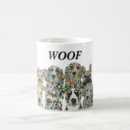 Taza De Café Perro Woof Mug