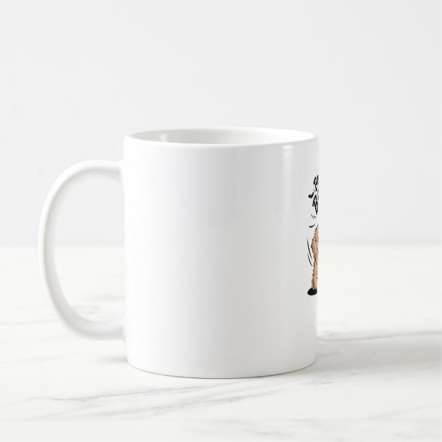 Taza De Café Perro y fantasma bebiendo vino. Camiseta clásica (Izquierda)