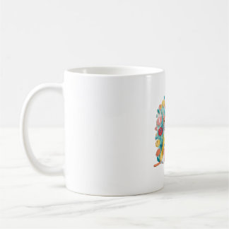 Taza De Café Perro y gatos recién casados usando hanbok coreano