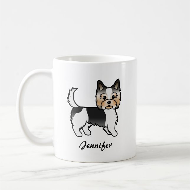 Taza De Café Perro y nombre de dibujos animados más aburridos (Izquierda)