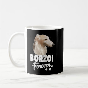 Taza De Café Perros 365 Perros 365 Borzoi Para Siempre Típico P