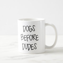 Taza De Café Perros antes de tipos