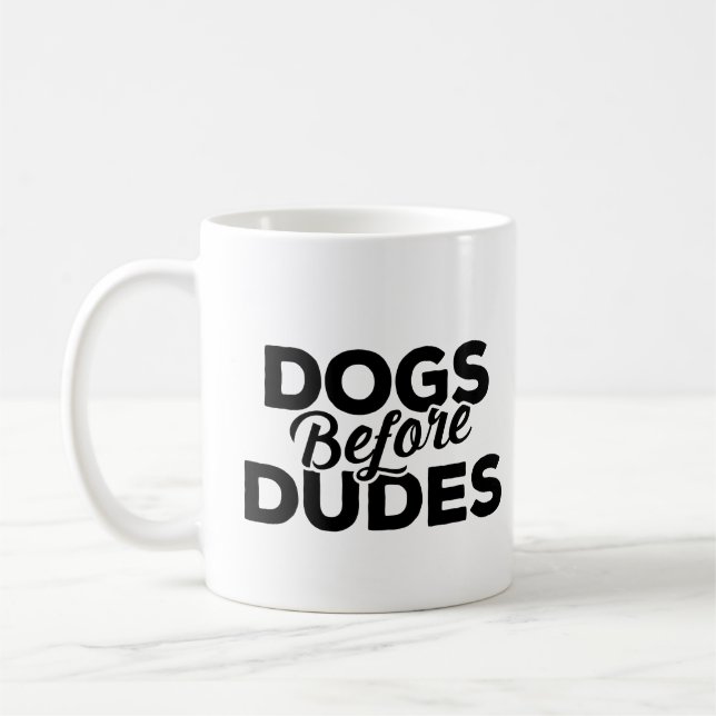 Taza De Café Perros antes de tipos (Izquierda)