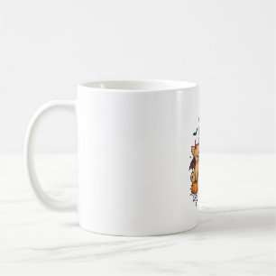 Taza De Café Perros Chihuahua de Halloween Calabazas Sombrero d