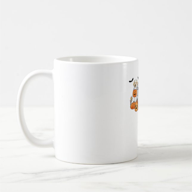 Taza De Café Perros con disfraces fantasma - Camiseta clásica d (Izquierda)