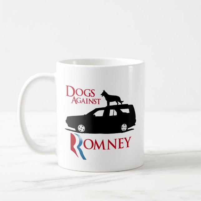 Taza De Café Perros contra Romney - .png (Izquierda)
