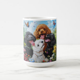 Taza De Café Perros Cute Poodle