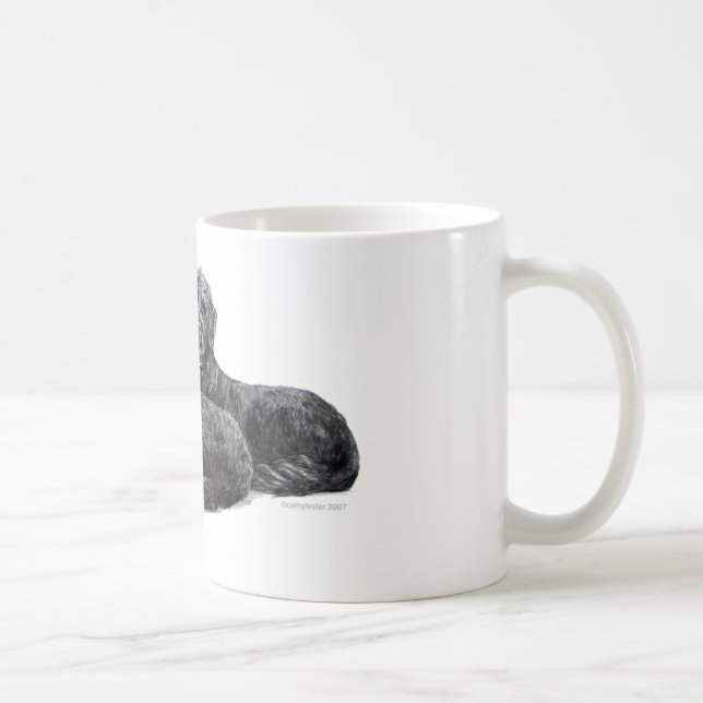 Taza De Café Perros de agua portugueses (Derecha)