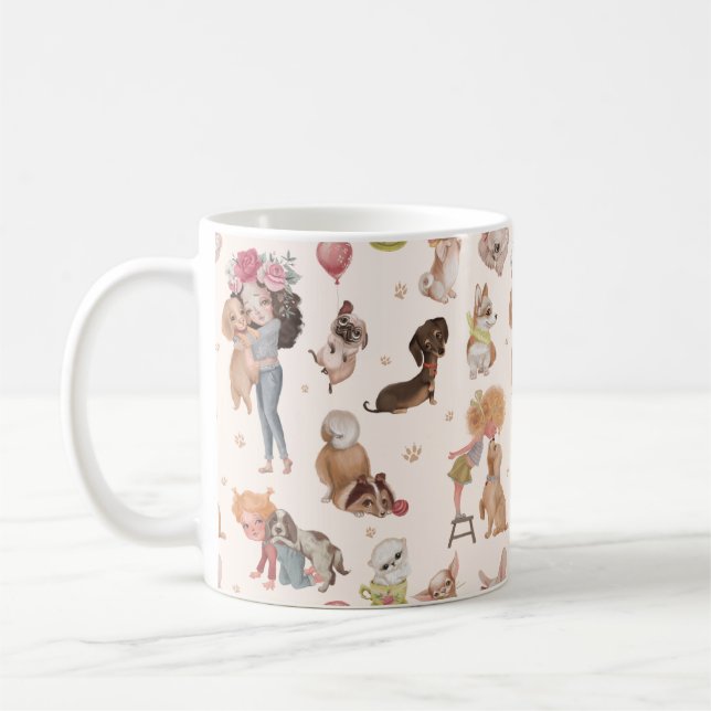 Taza De Café Perros de amor (Izquierda)