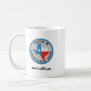 Taza De Café Perros de asistencia Círculo M