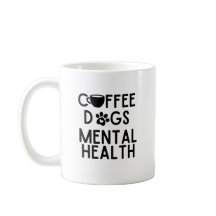 Perros de café y salud mental divertidos