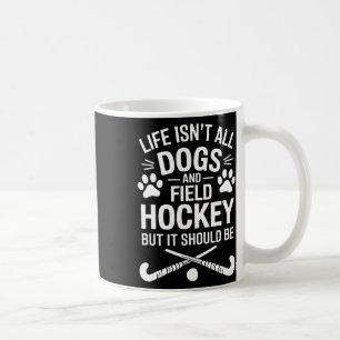 Taza De Café Perros de Hockey sobre Césped Divertido Hockey sob