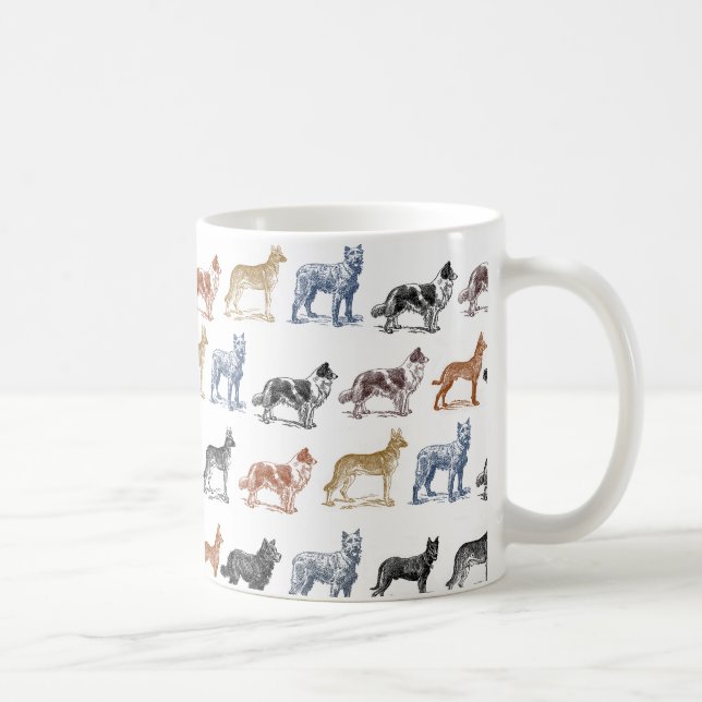 Taza De Café Perros de todas las clases (Derecha)