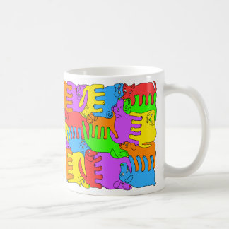 Taza De Café Perros del arco iris