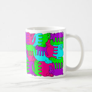Taza De Café Perros del vino de la baya del saúco