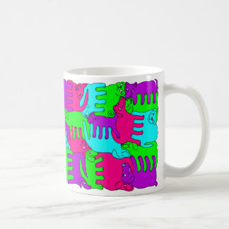 Taza De Café Perros del vino de la baya del saúco