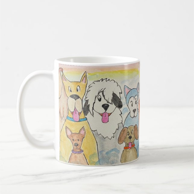 Taza De Café Perros en el cielo (Izquierda)