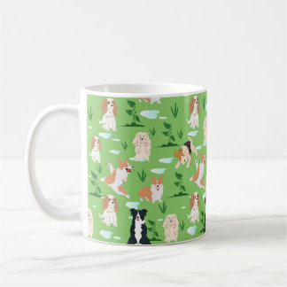 Taza De Café Perros garabatean